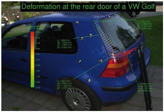 汽车部件3D扫描变形分析